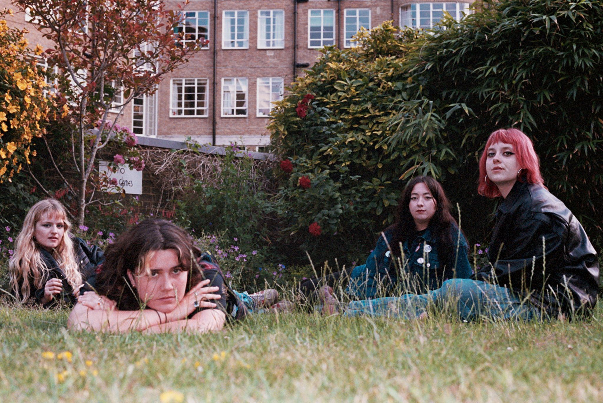 Lime Garden Landscape by Kalisha Quinlan