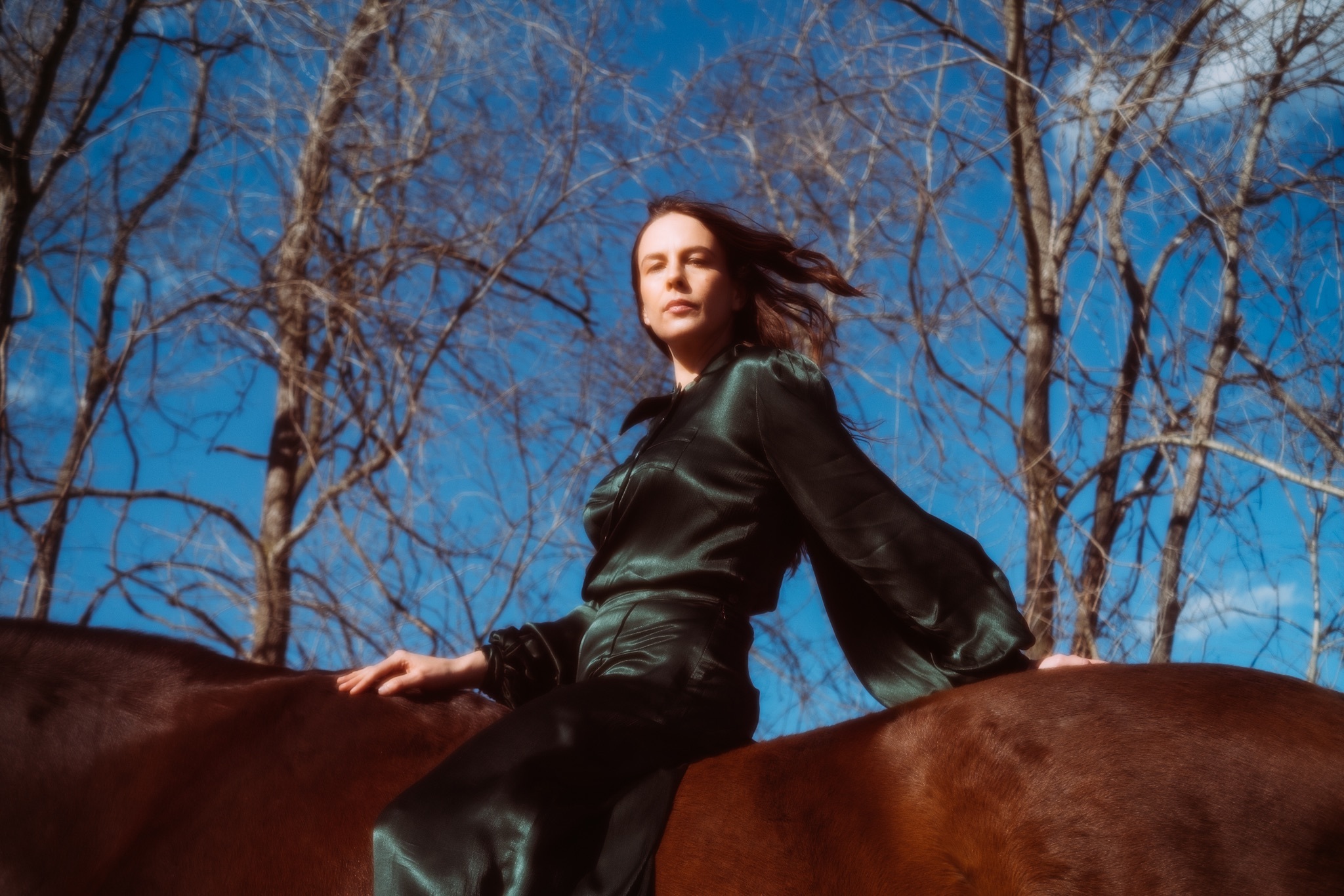 Madi Diaz silk suit 2023