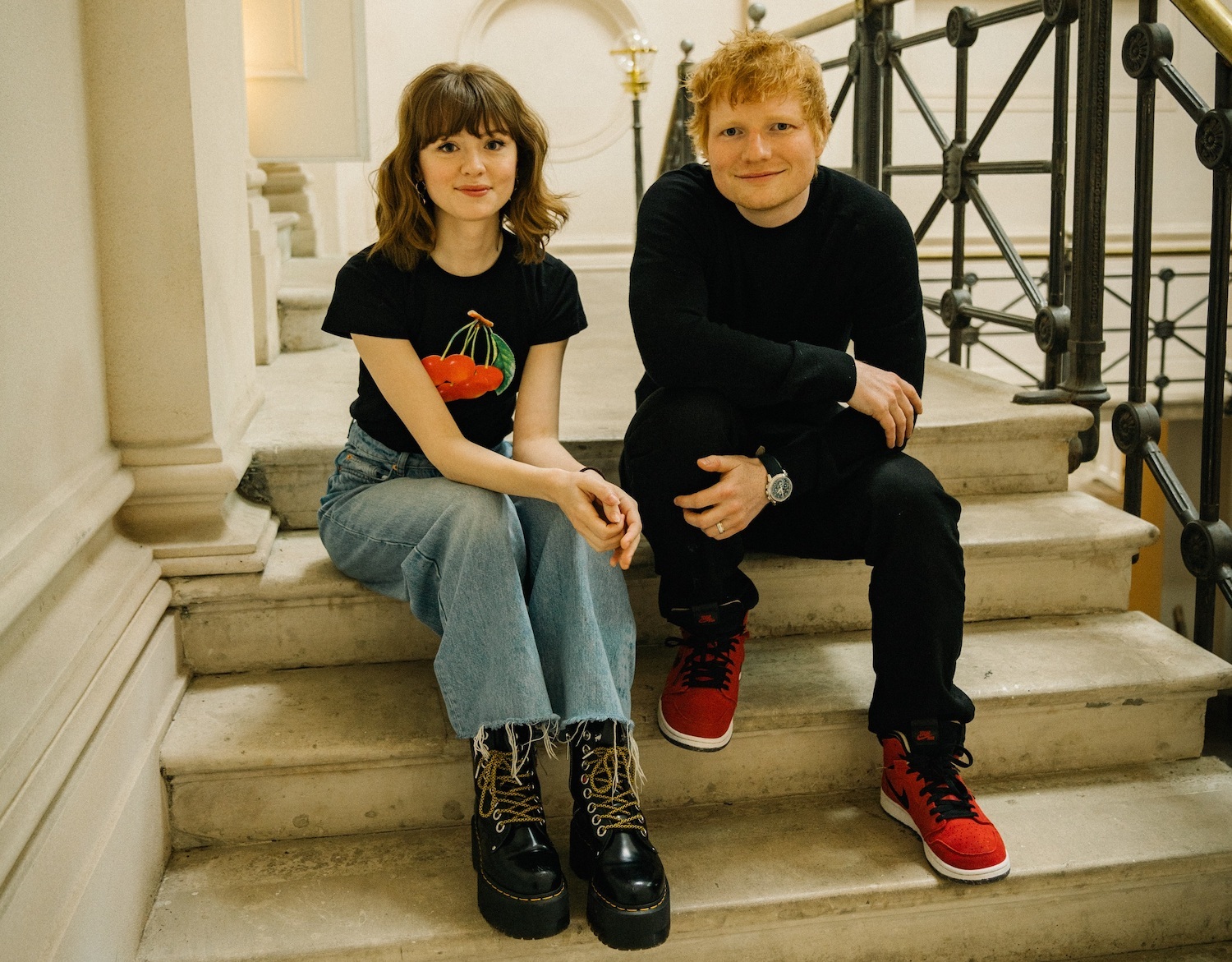 Maisie Peters and Ed Sheeran by Zakary Walters