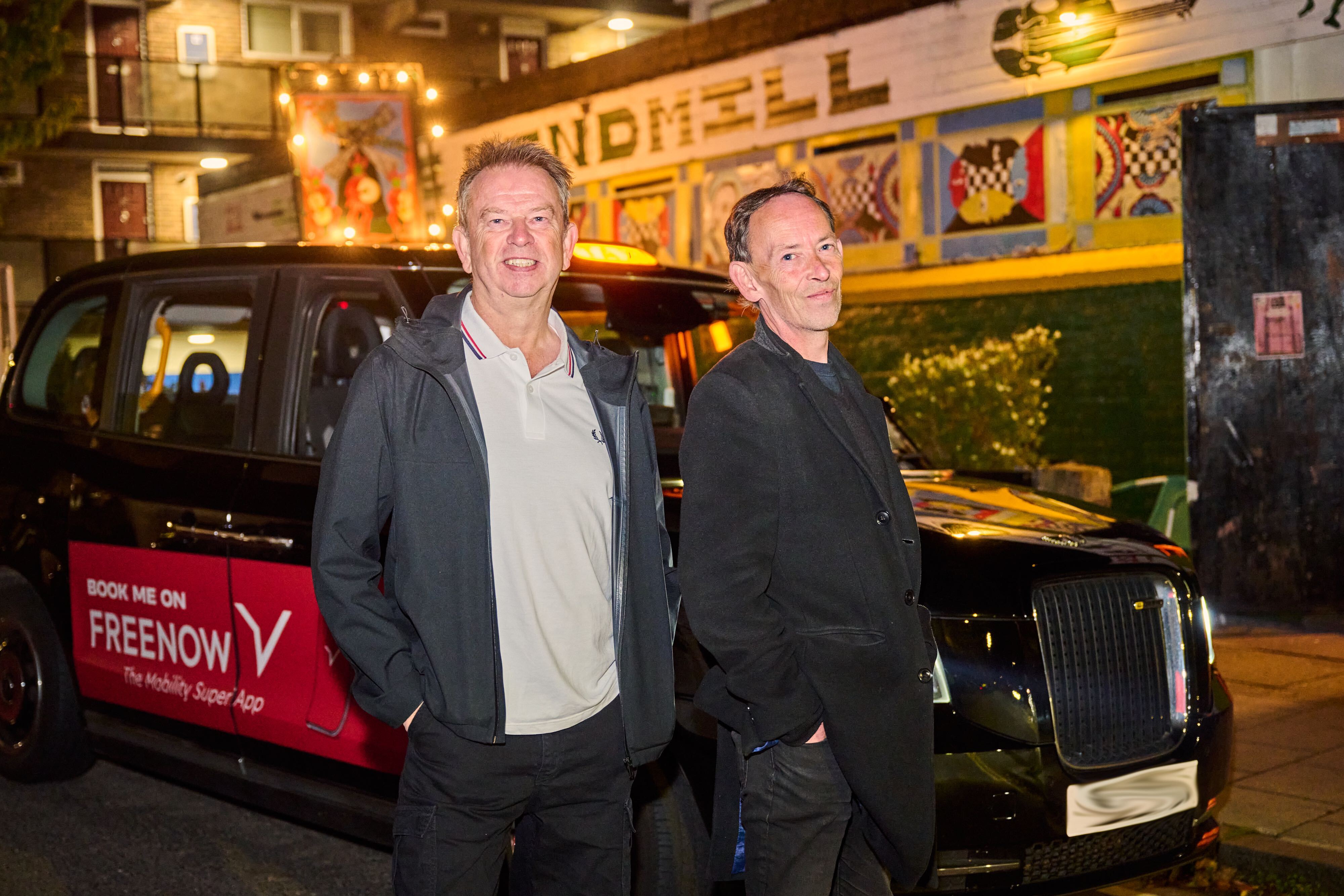 Mark Davyd CEO at MVT with Steve Lamacq