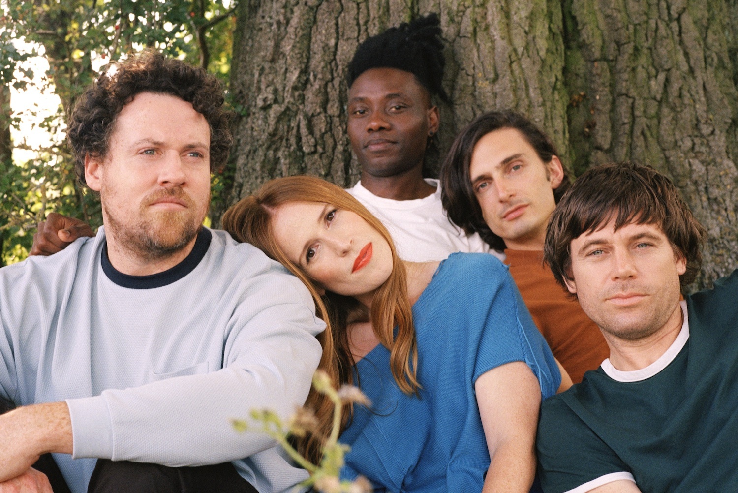 Metronomy sitting against tree