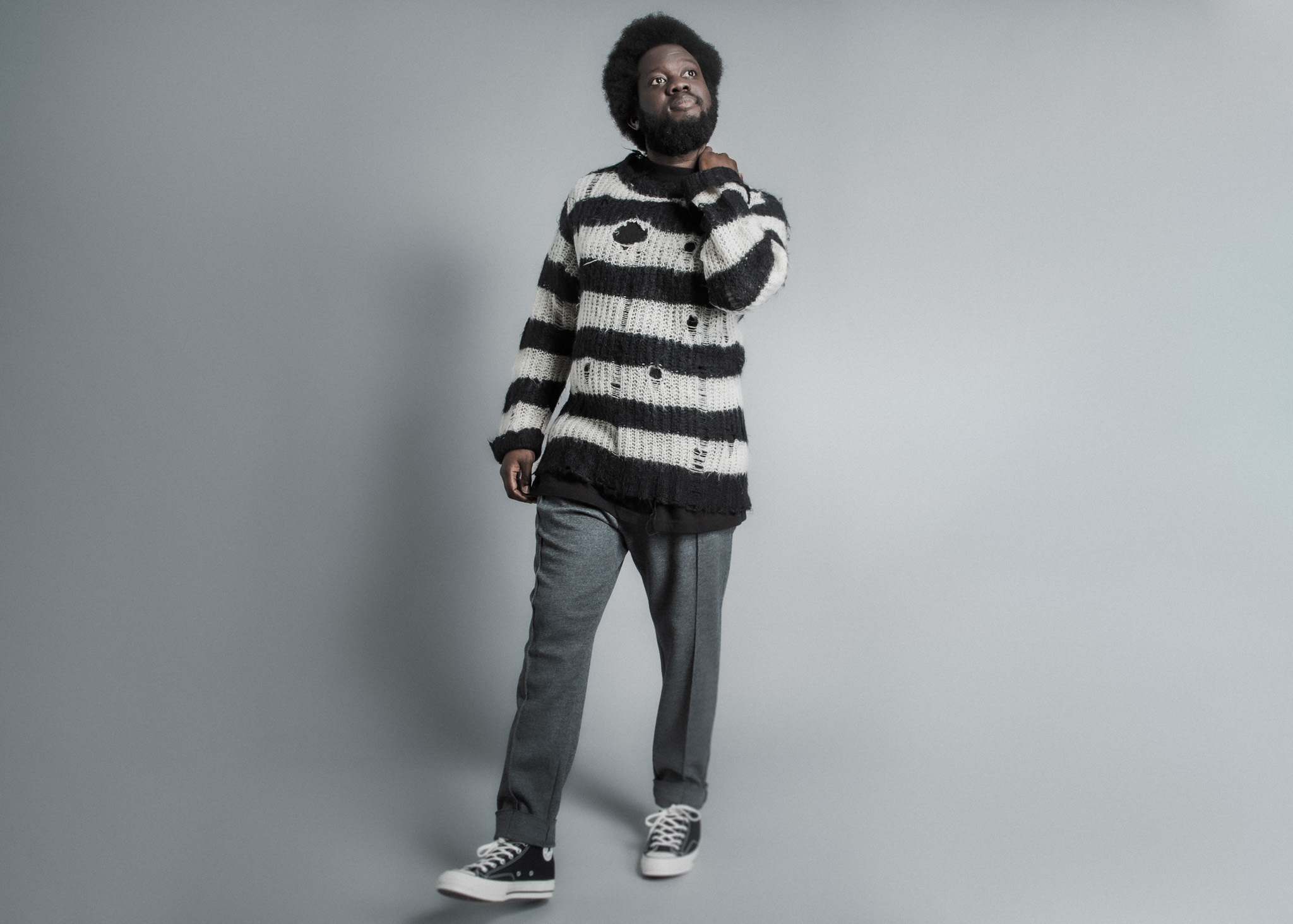 Michael Kiwanuka by Parri Thomas for The Line of Best Fit 001