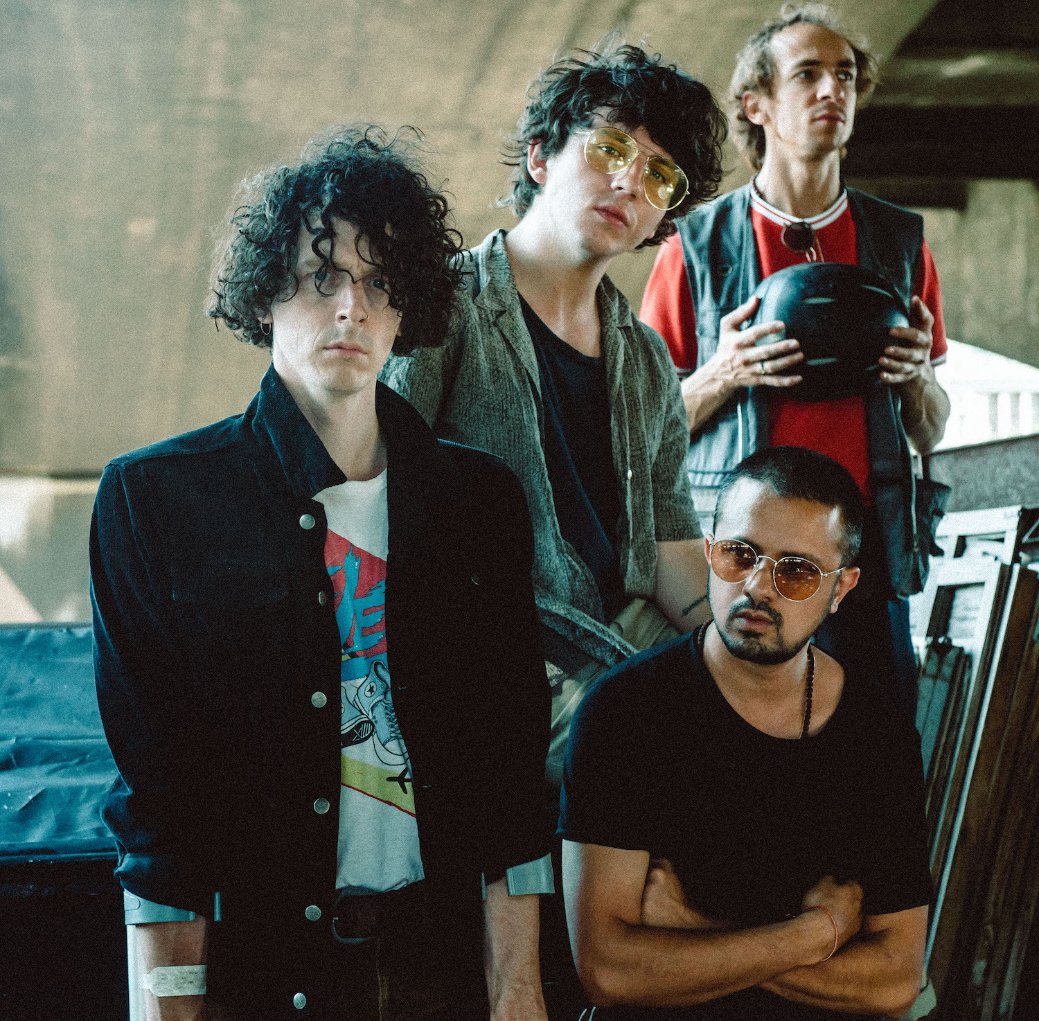 Mystery Jets Screwdriver Press Shot Phoebe Fox LEAD SHOT