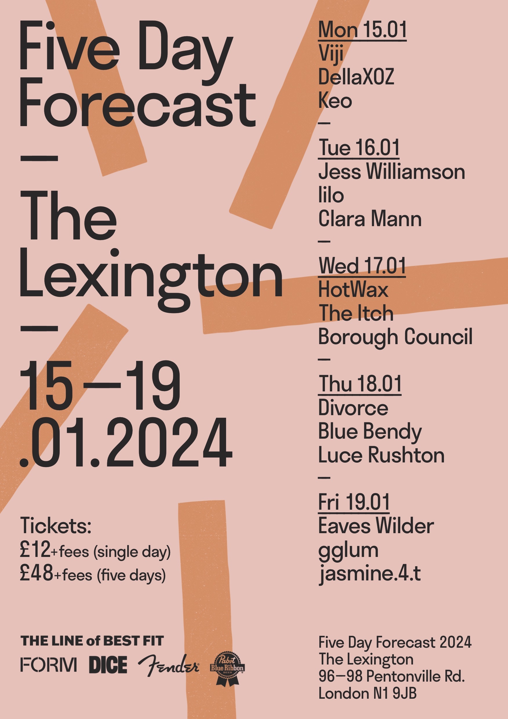 News Five Day Forecast 2024