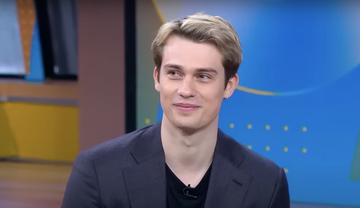 Nicholas Galitzine on Good Morning America for Purple Hearts
