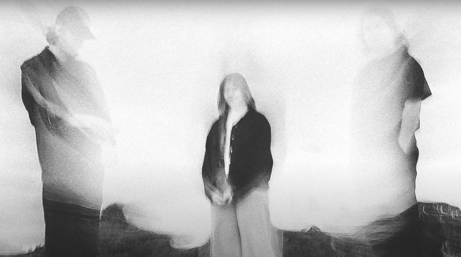 PVA ghostly monochrome band shot