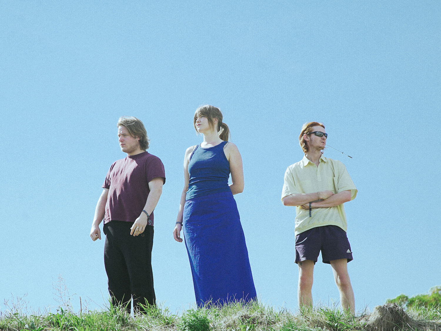 PVA stood on hill blue sky sun