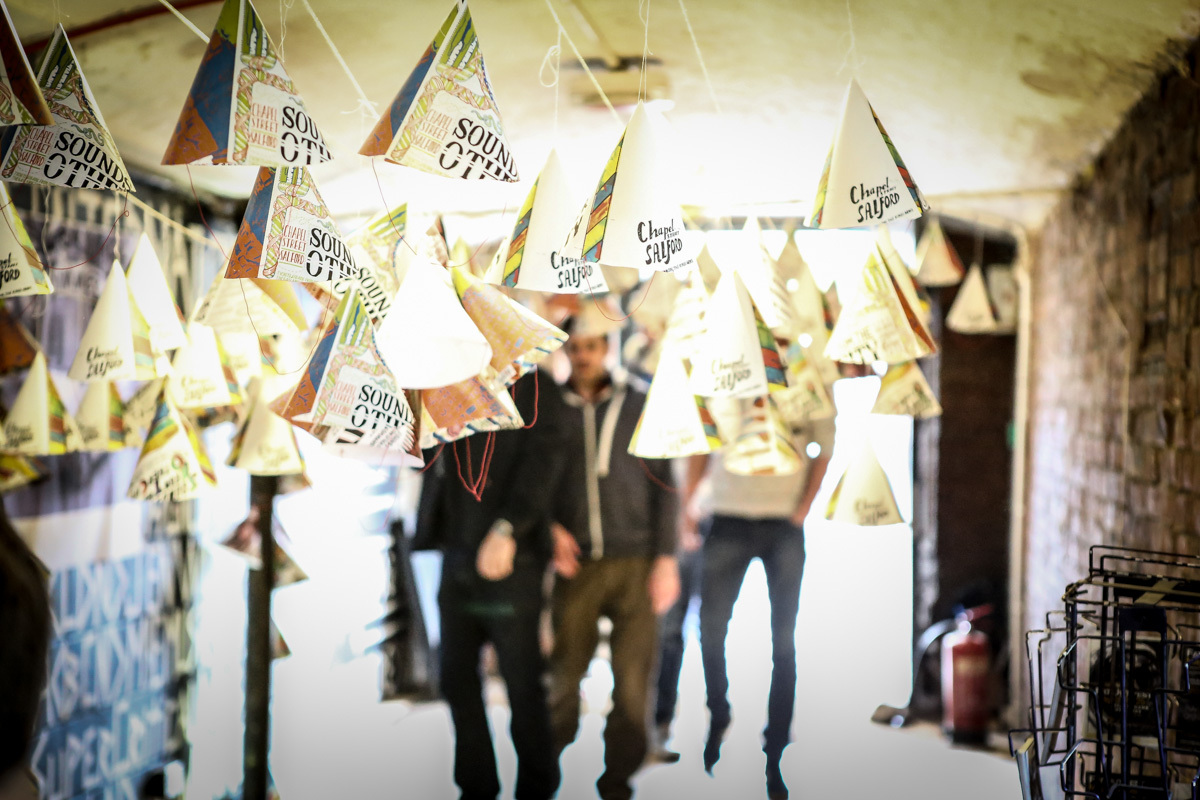 Party hats for the taking Sounds From The Other City 2014