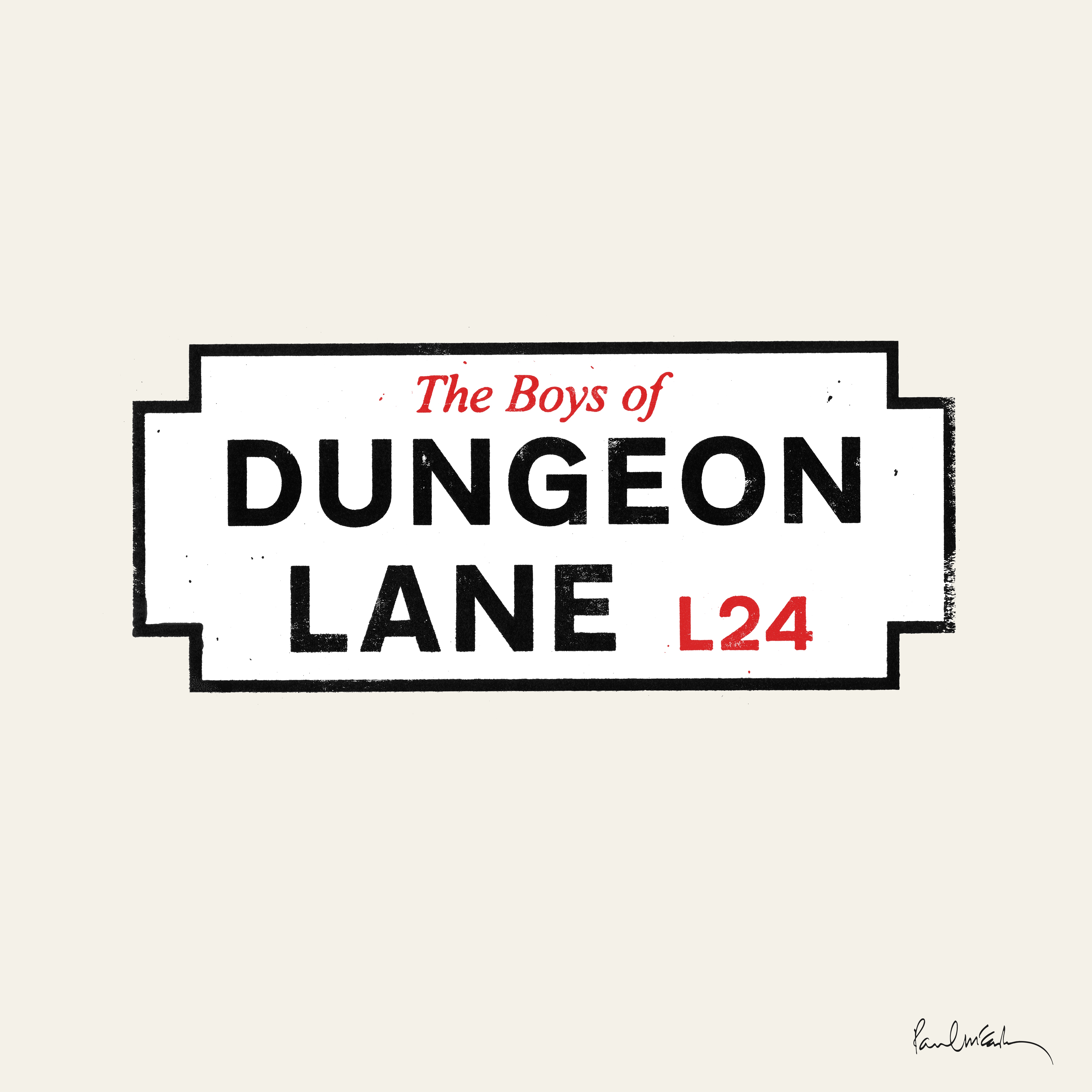Paul Mc Cartney The Boys of Dungeon Lane Cover Artwork