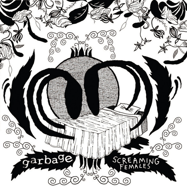 Artwork for the Garbage & Screaming Females cover of Patti Smith's "Because The Night"