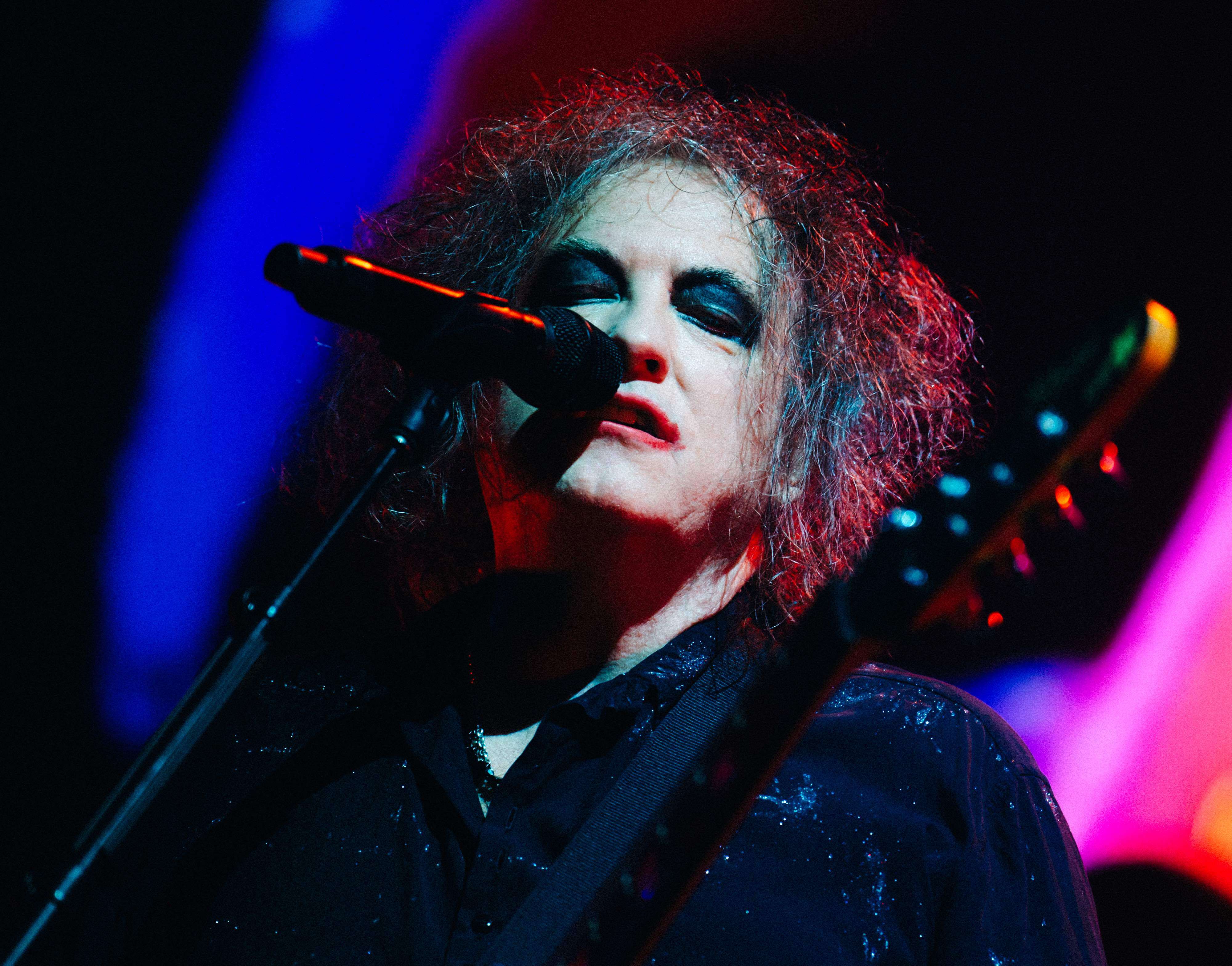 Robert Smith lie The Cure CREDIT PHOEBE FOX