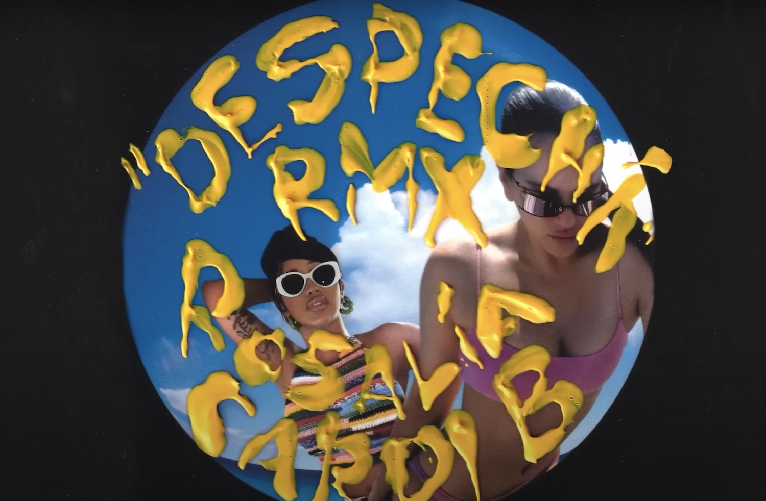 Rosalia Cardi B Despecha remix artwork