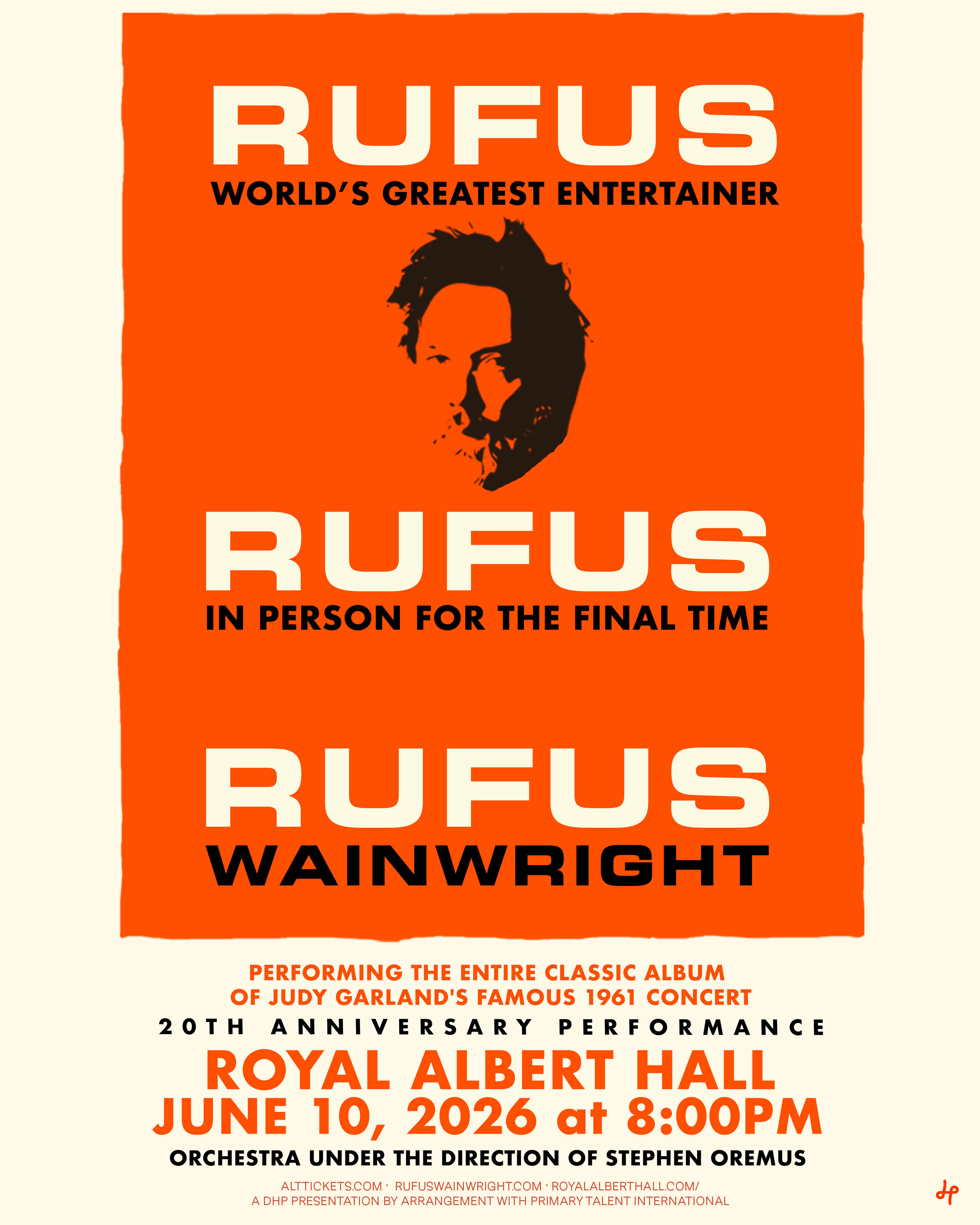 Rufus Does Judy 20th anniversary