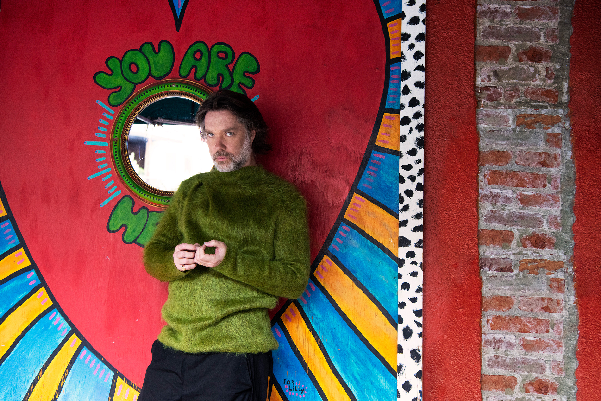 Rufus Wainwright heart wall