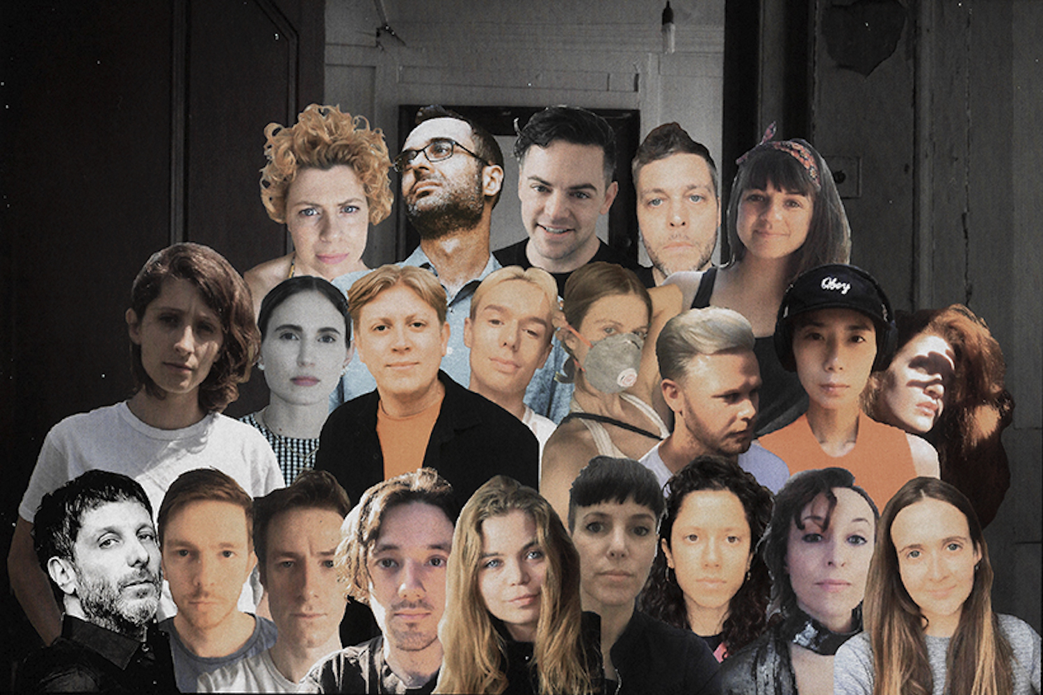 Shards and Isolation Choir photo collage by Dr Me