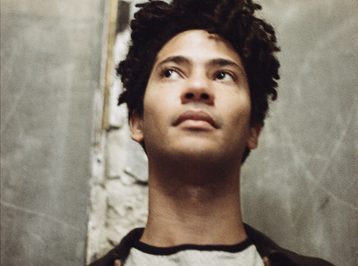 Skinny Pelembe looking up