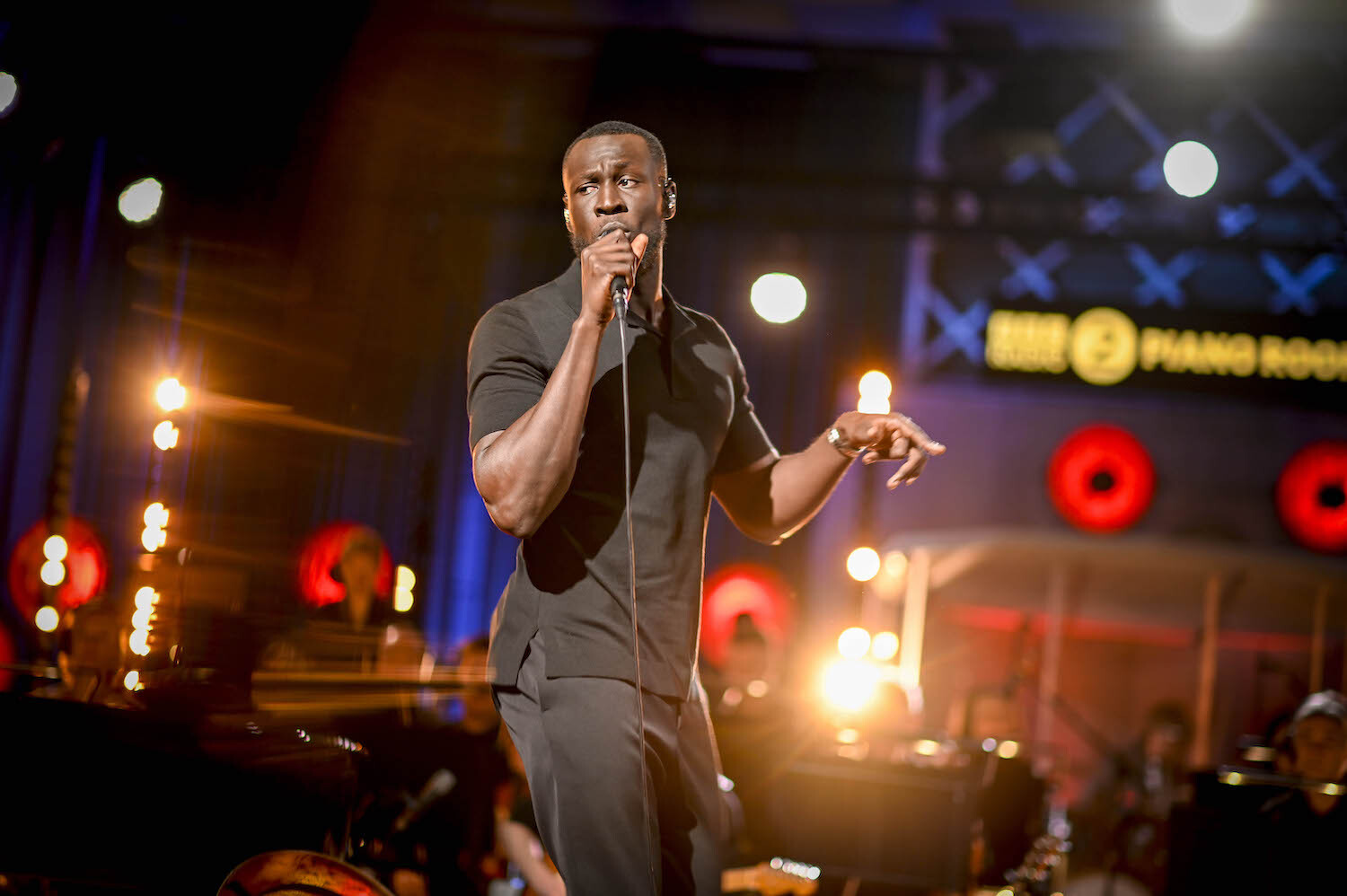 Stormzy performs for Radio 2 Piano Room credit BBC image 1