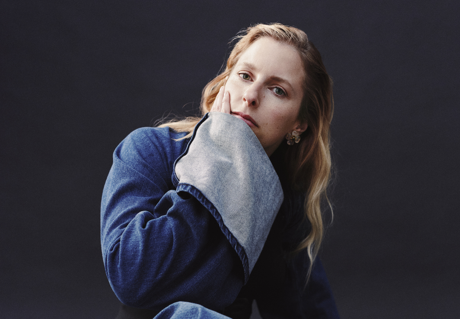 Susanne Sundfor denim outfit 2023