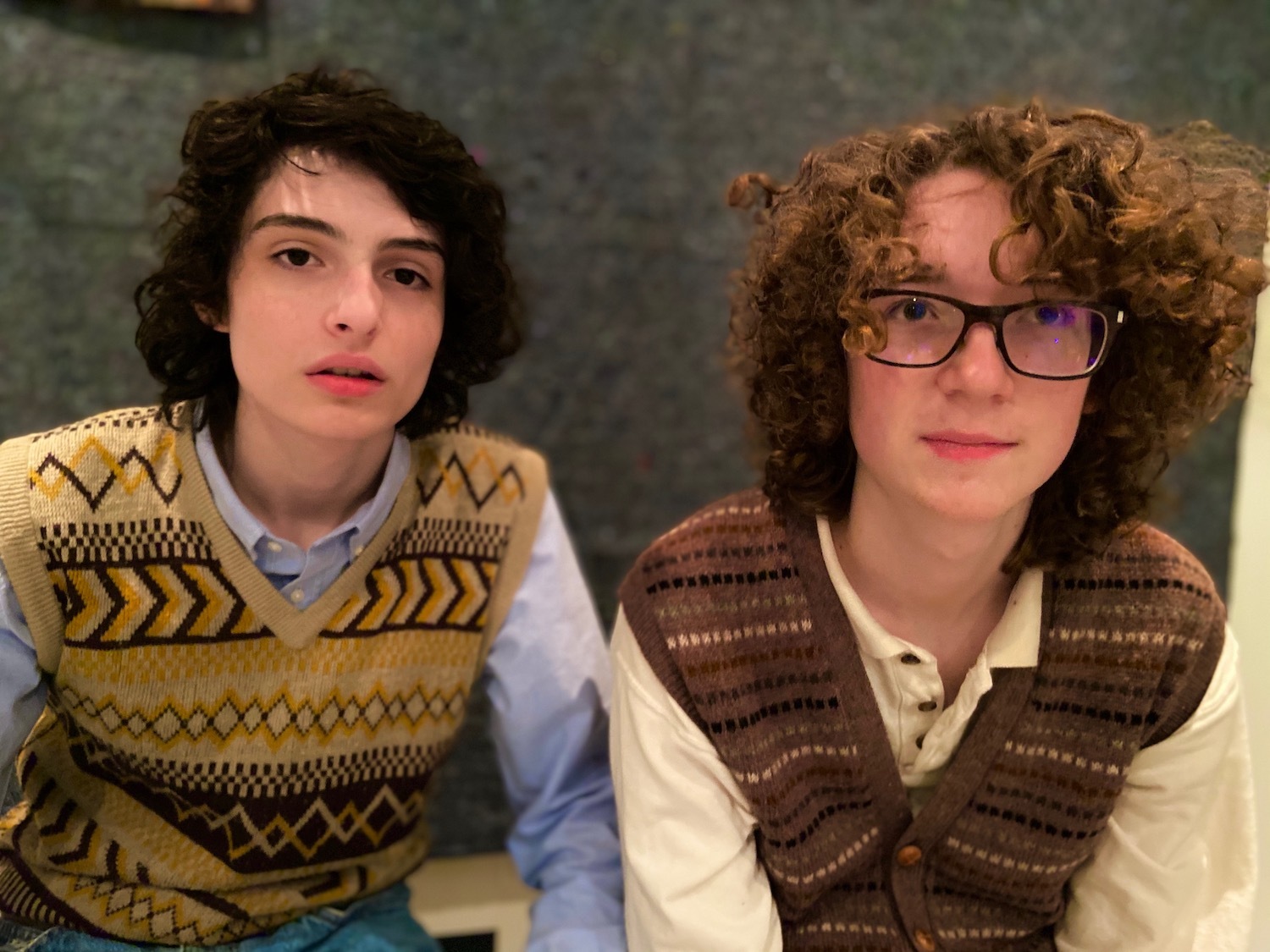 THE AUBREYS FINN WOLFHARD PRESS SHOT