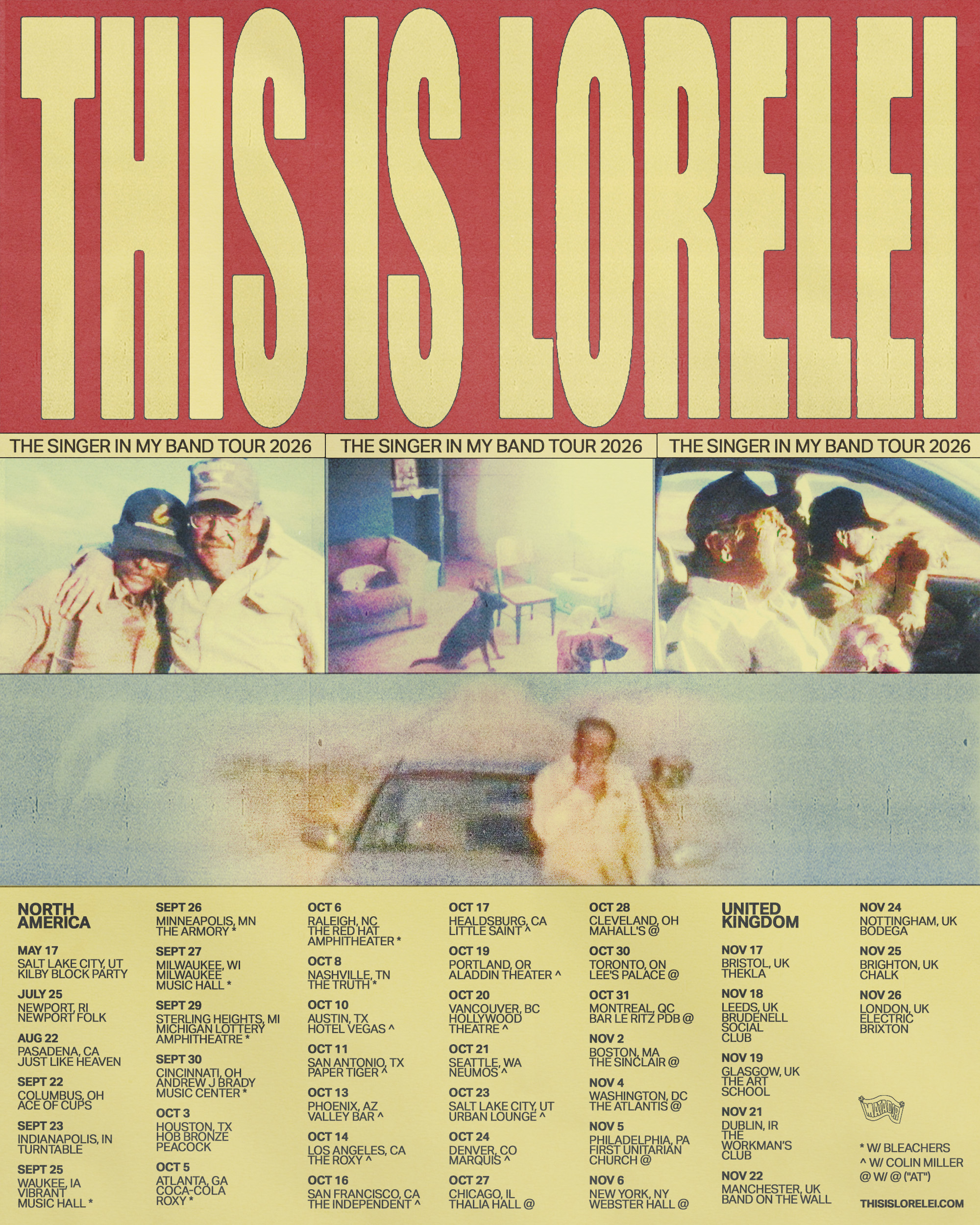 TIL TSIMB Tour Poster 4x5 Red 1