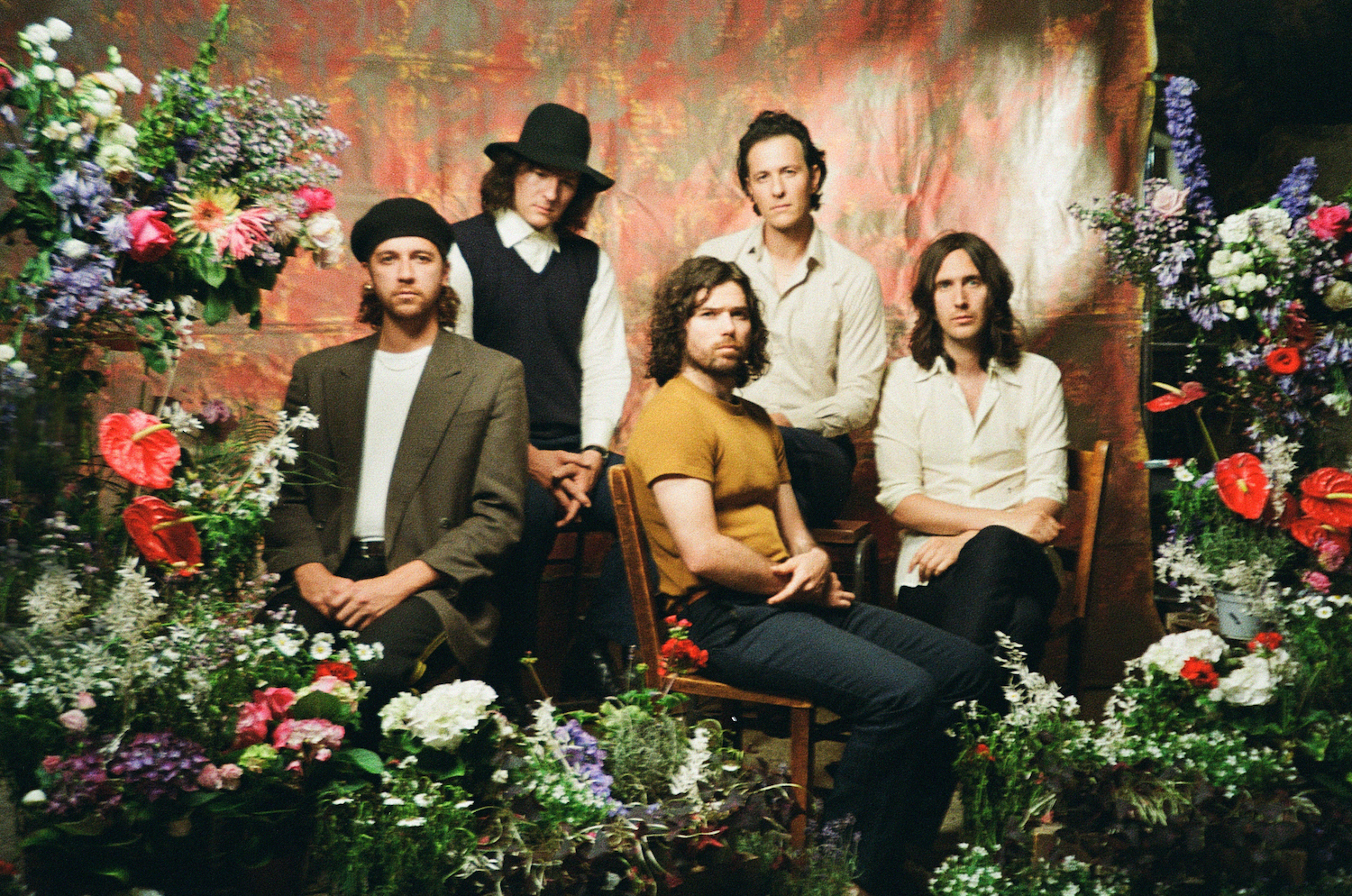 Tempesst surrounded by flowers