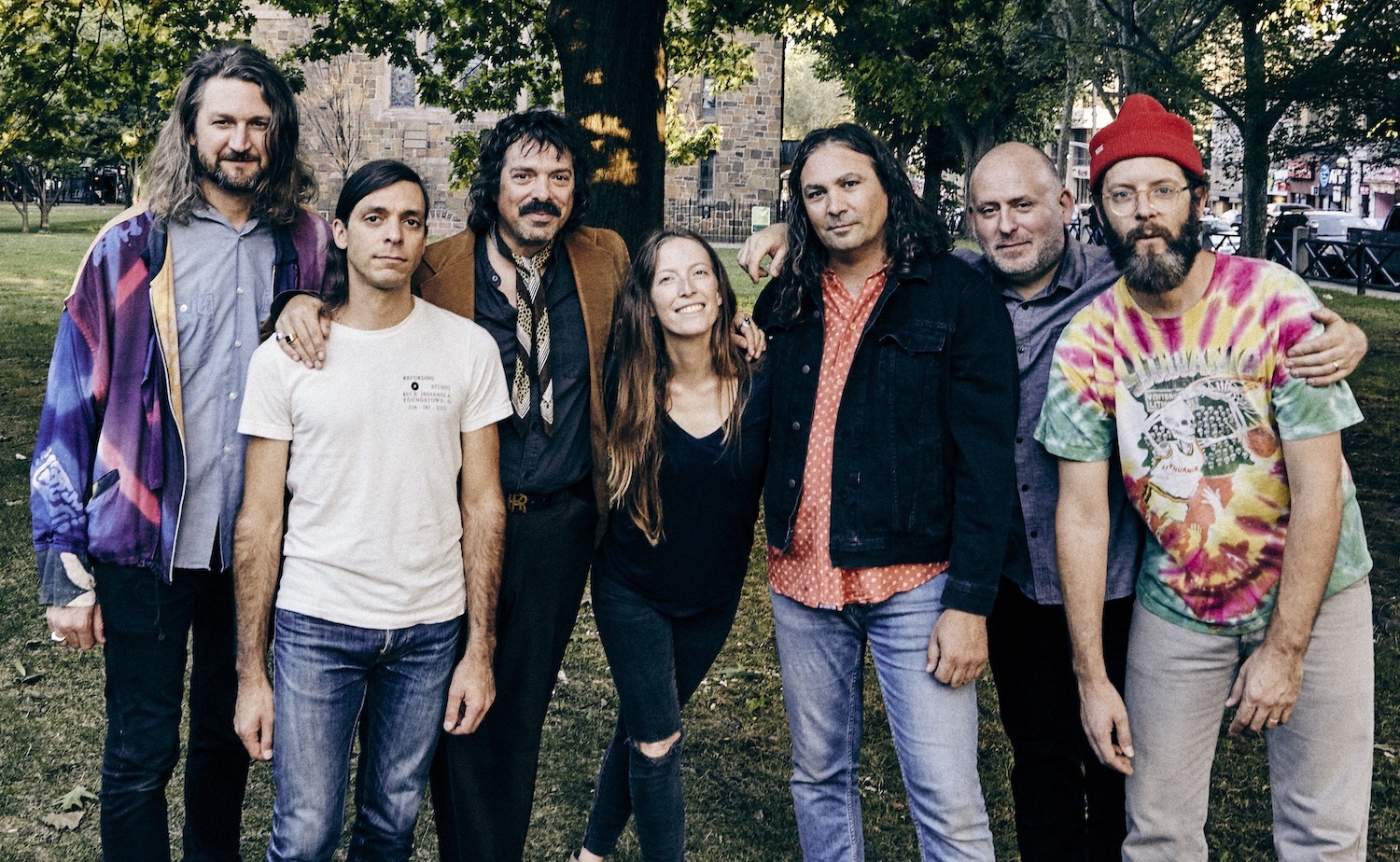 The War On Drugs outdoor band shot