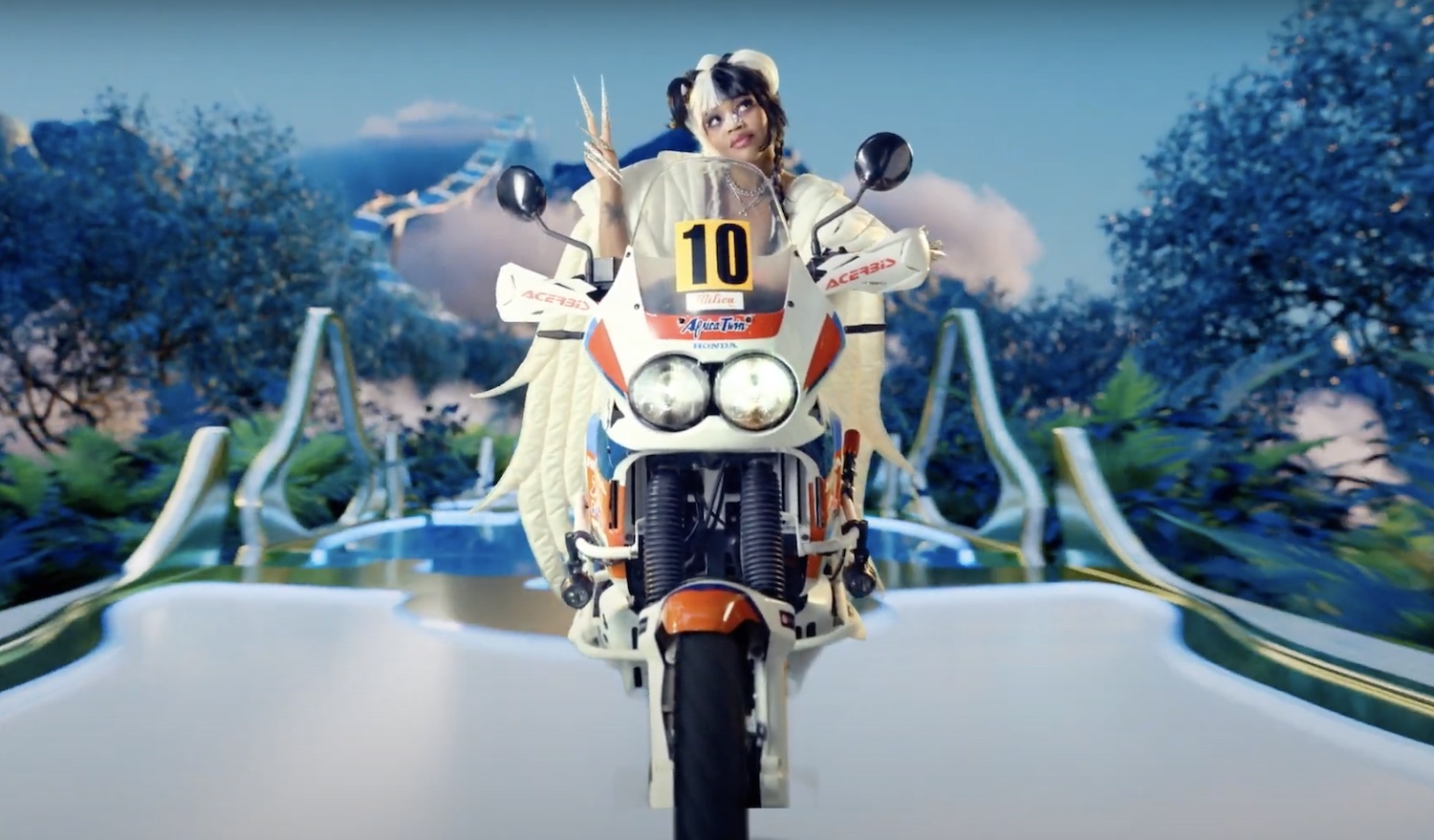 Tkay Maidza in video for "High Beams" remix feat JPEGMAFIA