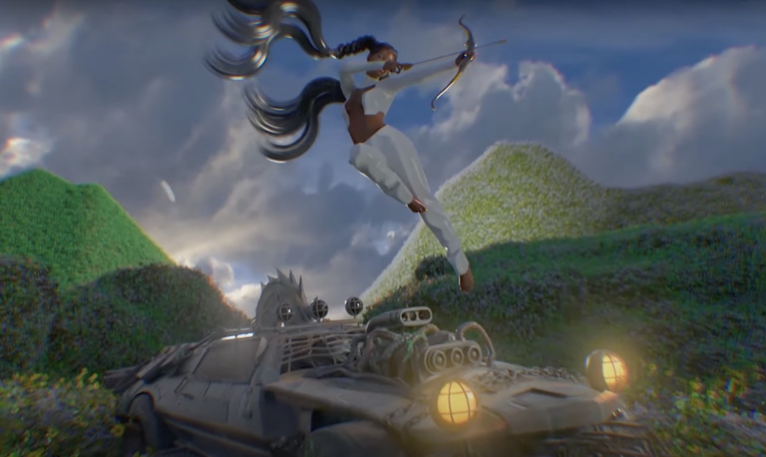 Tkay Maidza High Beams visualiser