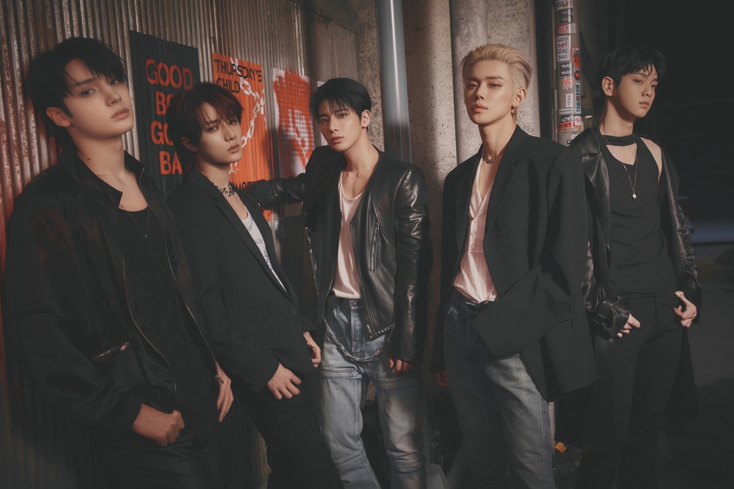 Tomorrow X Together black outfit