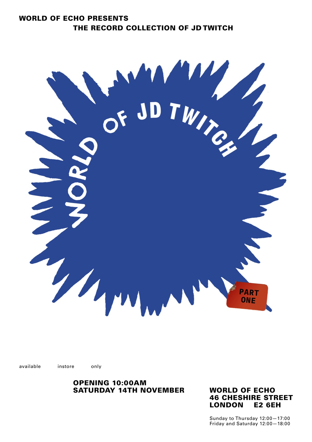 World of Echo JD Twitch poster