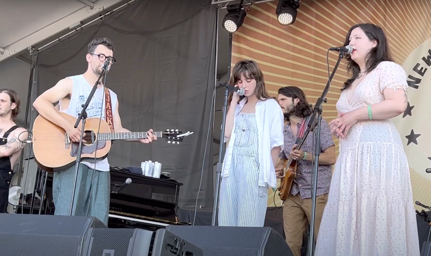 Bleachers lucy dacus clairo newport folk fest 2022 Amy Karibian youtube