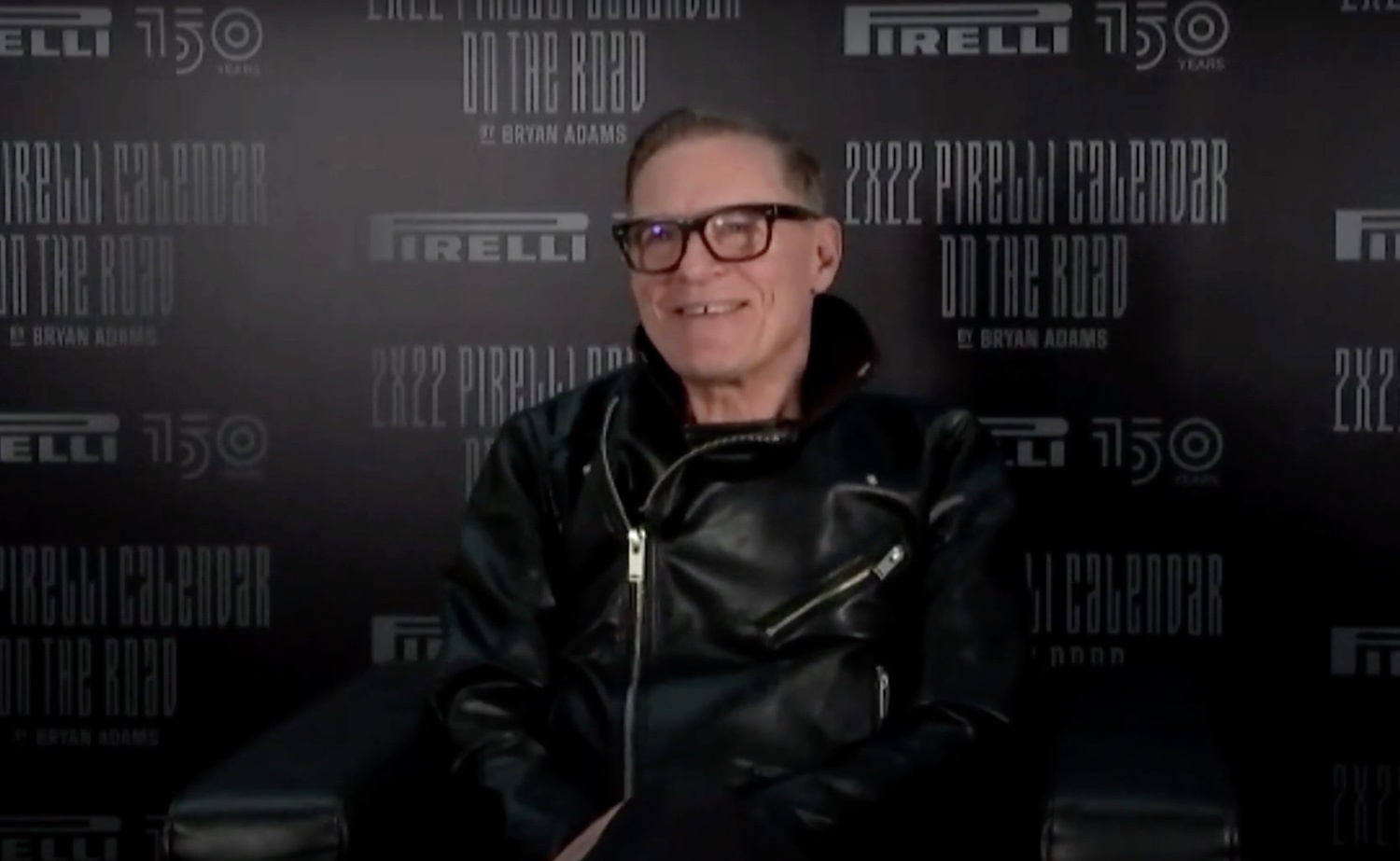 Bryan adams pirelli 2022 calendar launch youtube