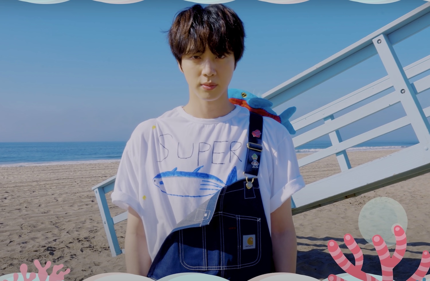 BTS Super Tuna フィッシングベスト jin BTS' Jin drops solo track 