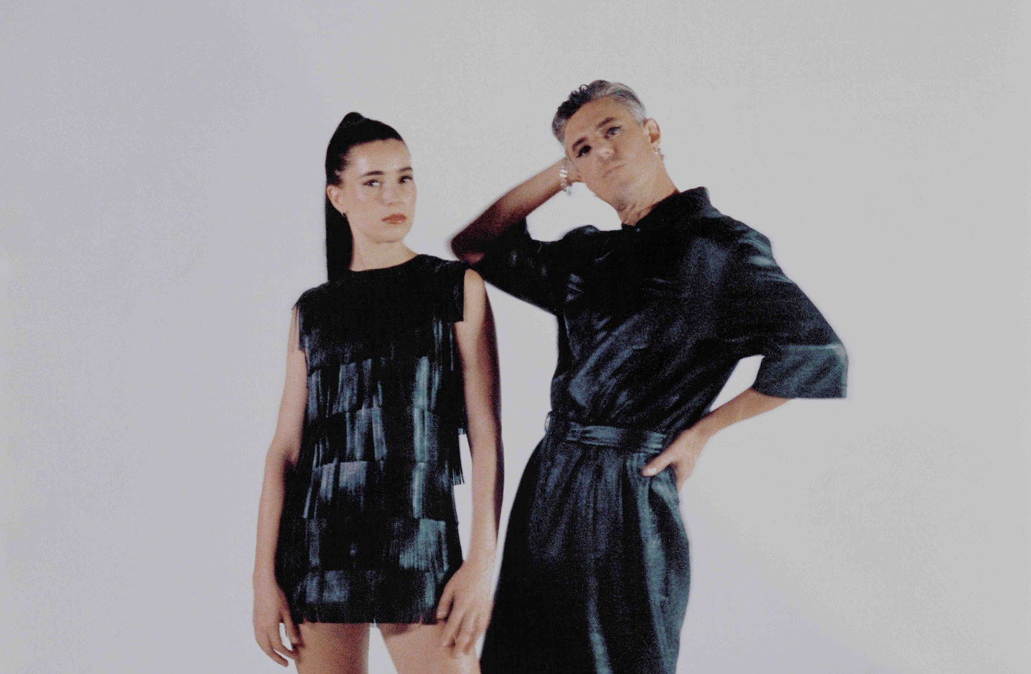 Confidence man angry girl press shot 2022