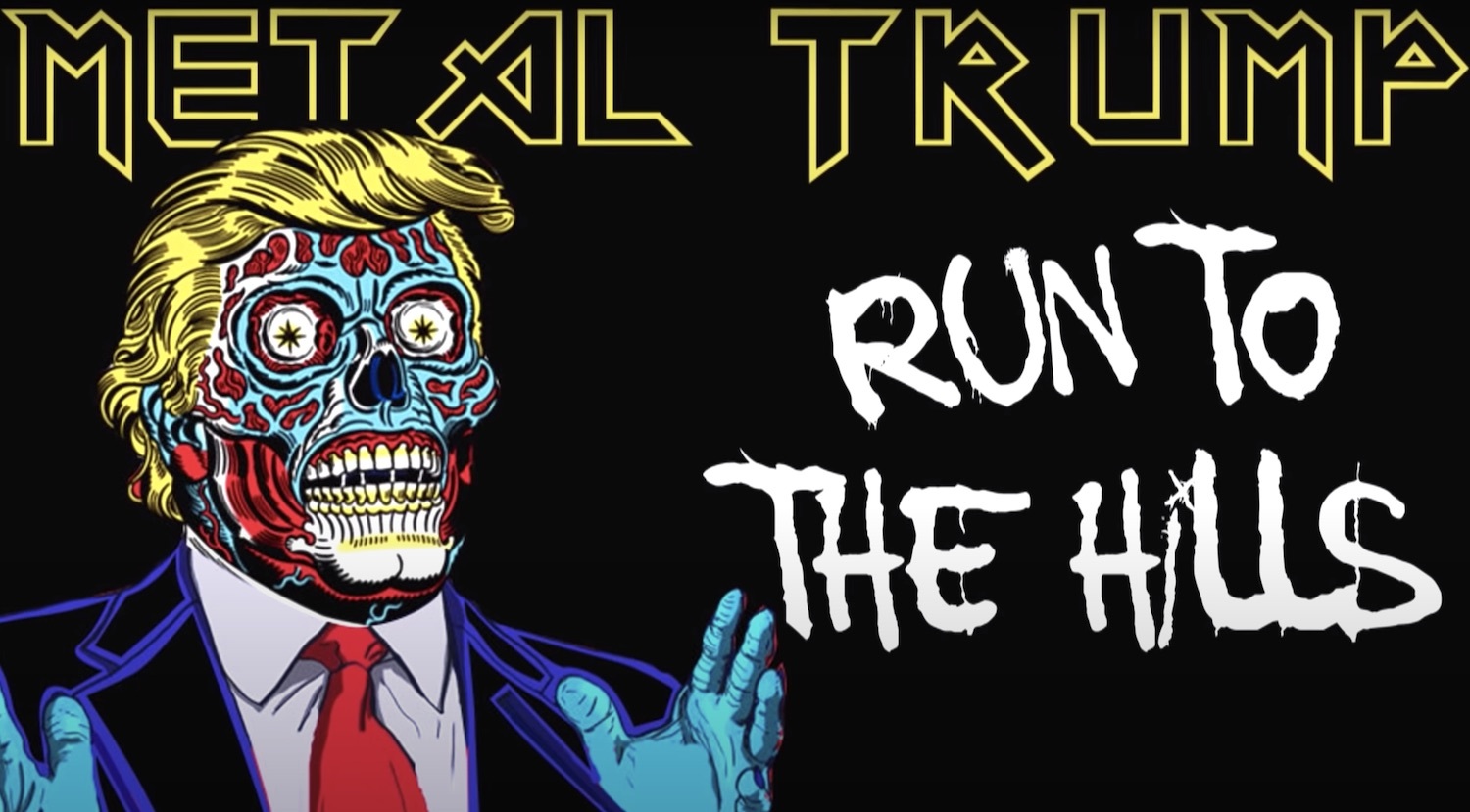 Donald trump iron maiden mashup