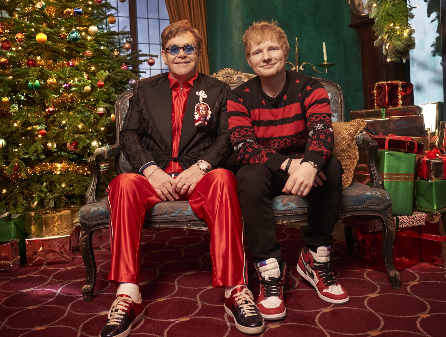 Elton john ed sheeran press shot 2021 credit Zakary Walters