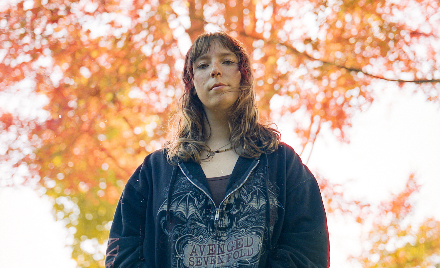 Fanclubwallet Avenged Sevenfold hoodie orange tree