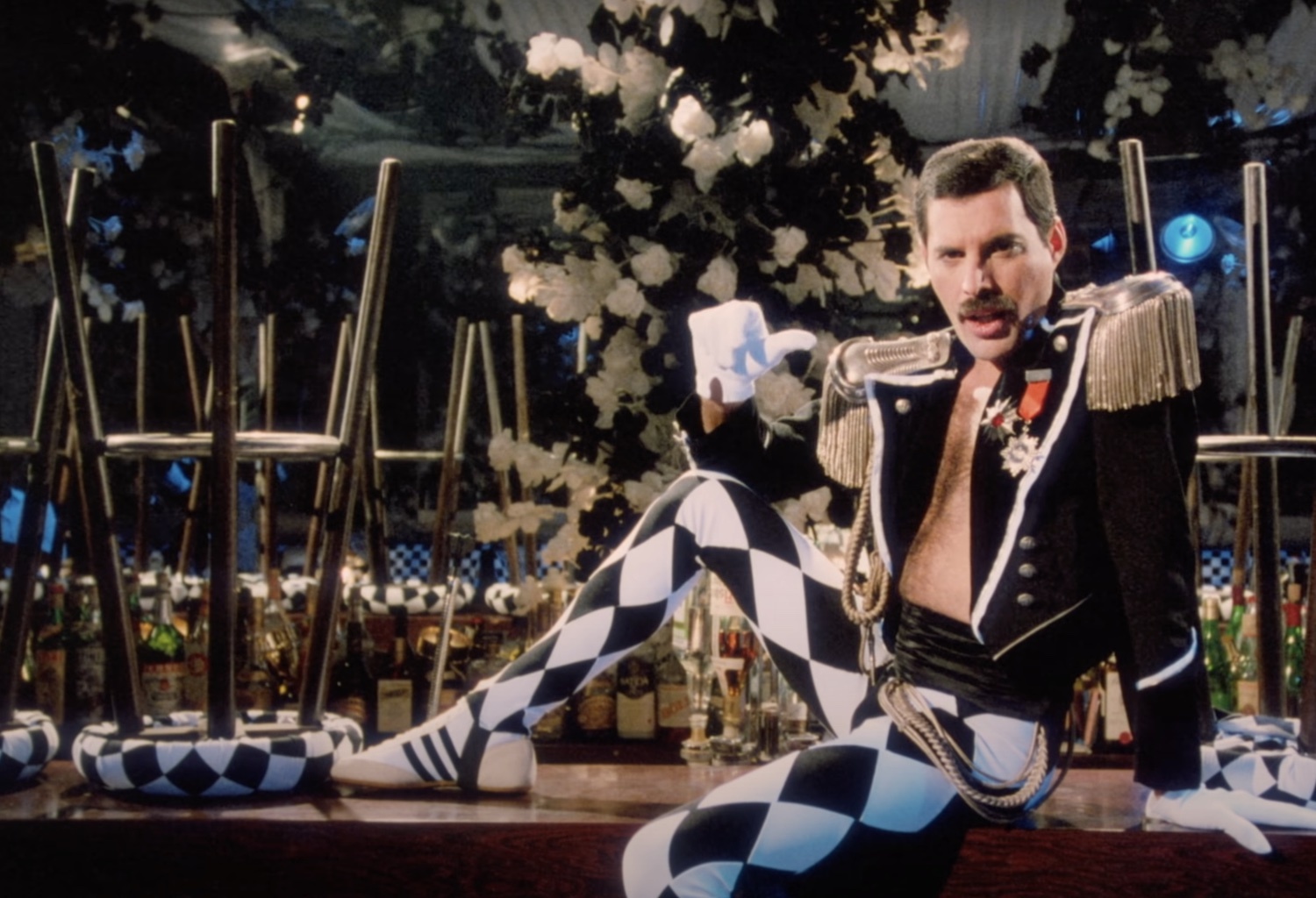 Freddie mercury living on my own video youtube