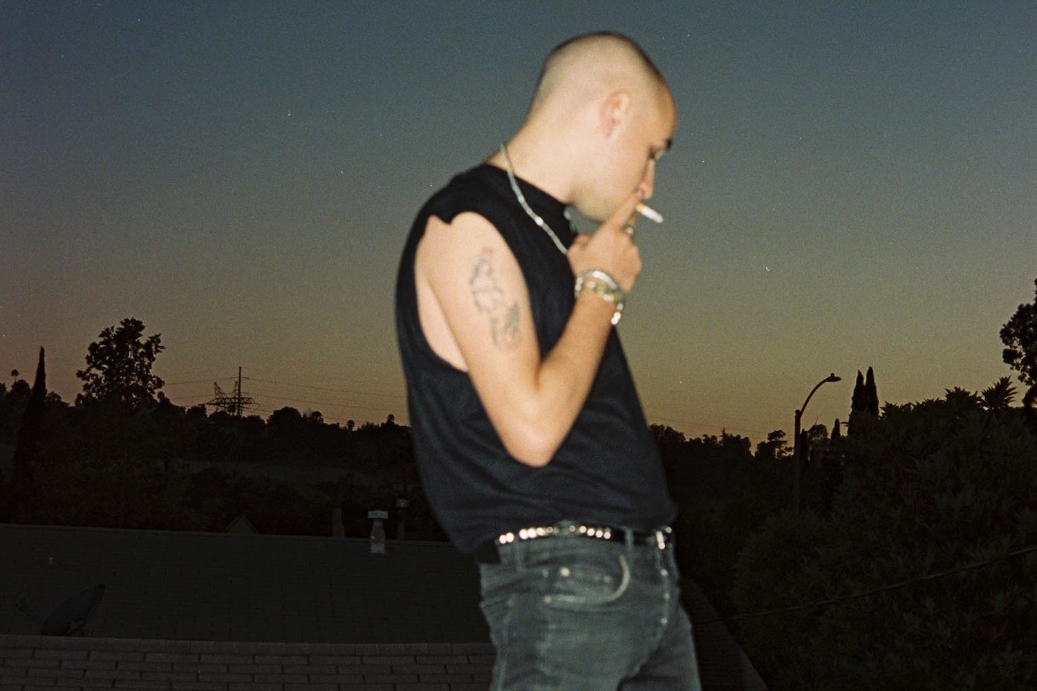 Gabriel black blue skies