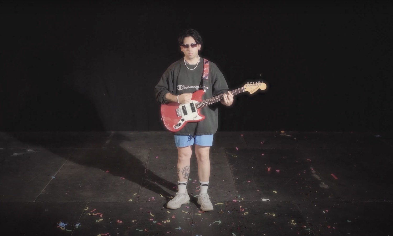 Ghouljaboy in video for "super ultra mega dark times"