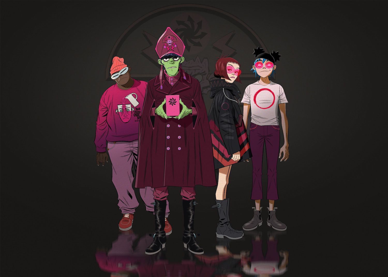 Gorillaz cracker island press shot 2022