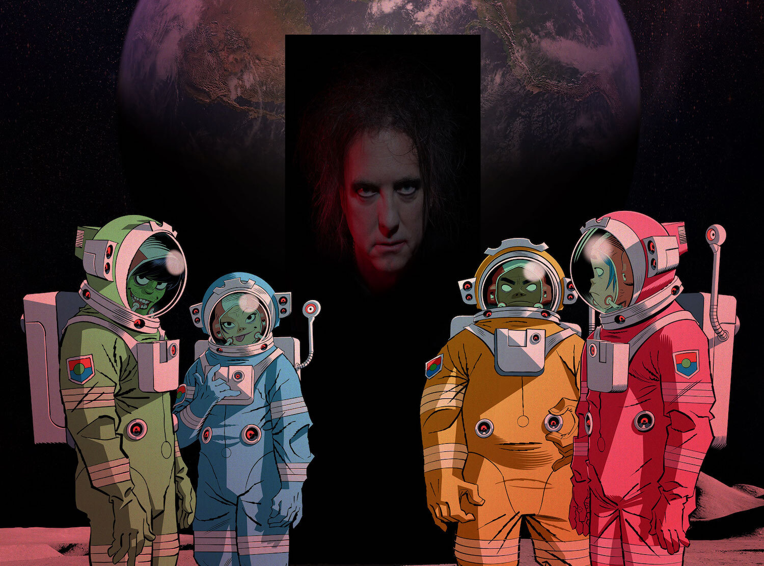 Gorillaz robert smith strange timez press web