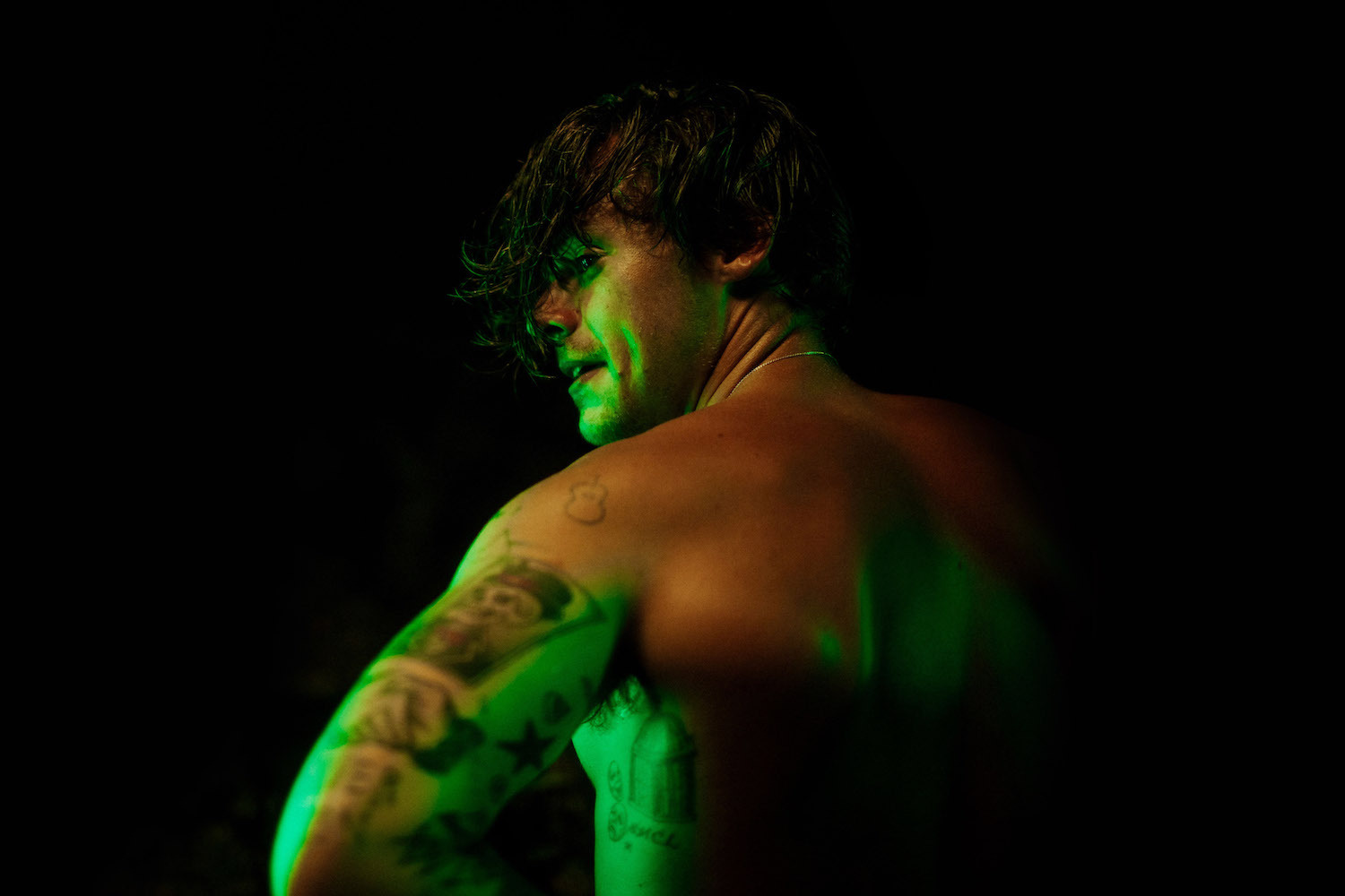 Harry styles lights up