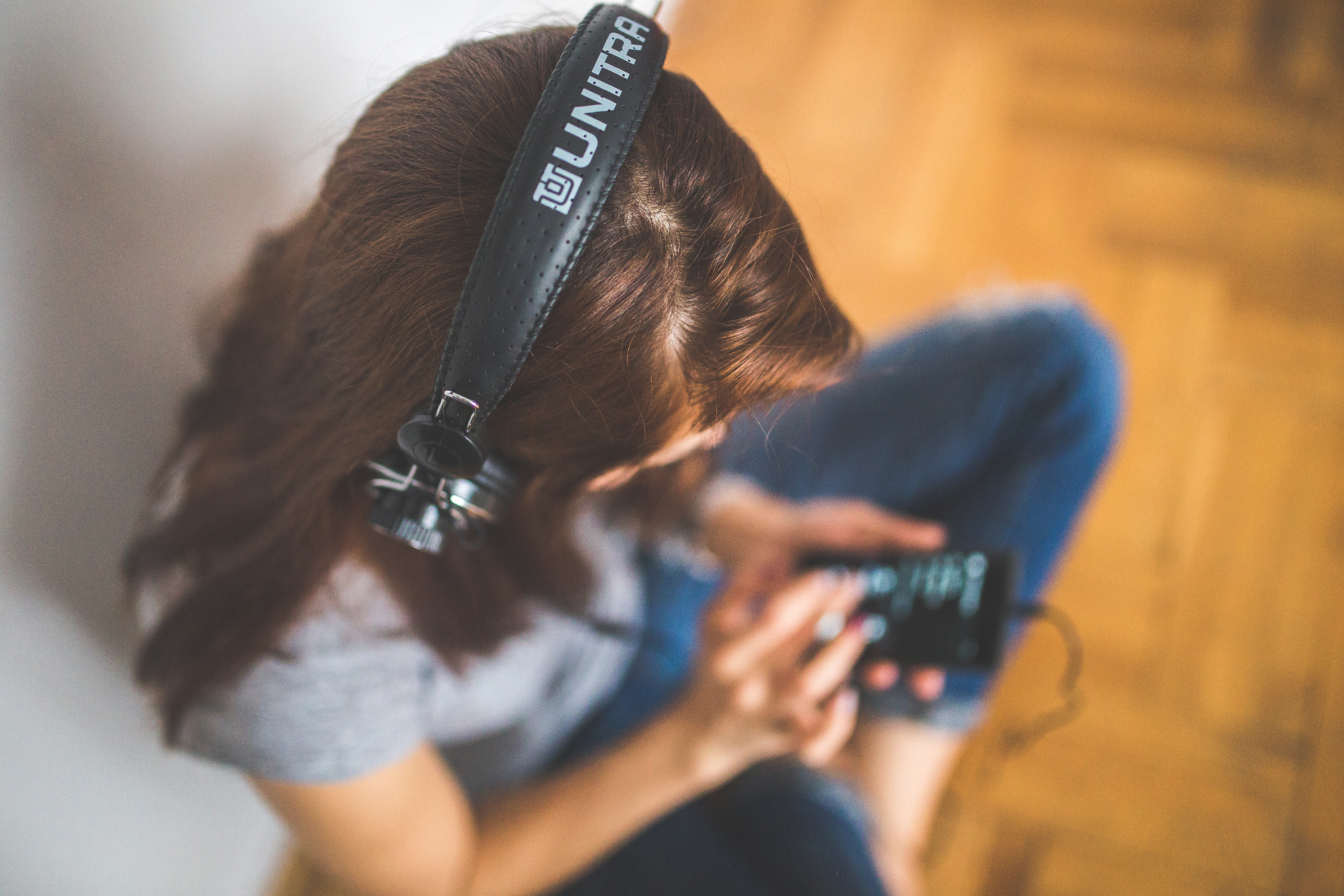 Headphones mp3 player