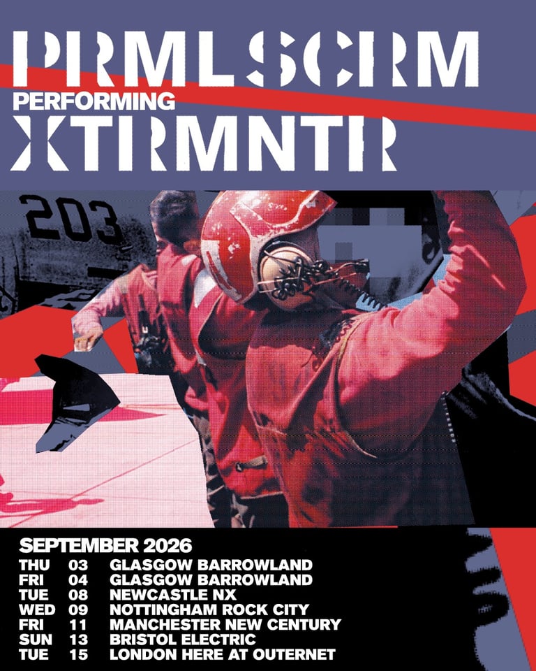 Primal Scream detail 2026 XTRMNTR tour with album played in full Primal Scream detail 2026 XTRMNTR tour with album played in full