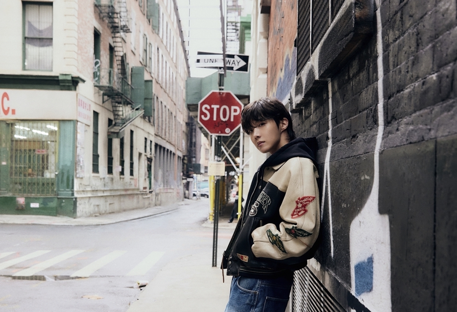 J hope of BTS on the street photos 2