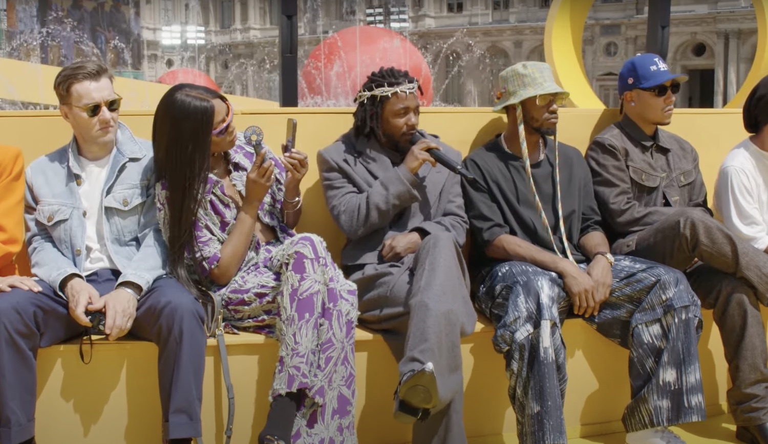Kendrick lamar louis vuitton paris june 2022 youtube