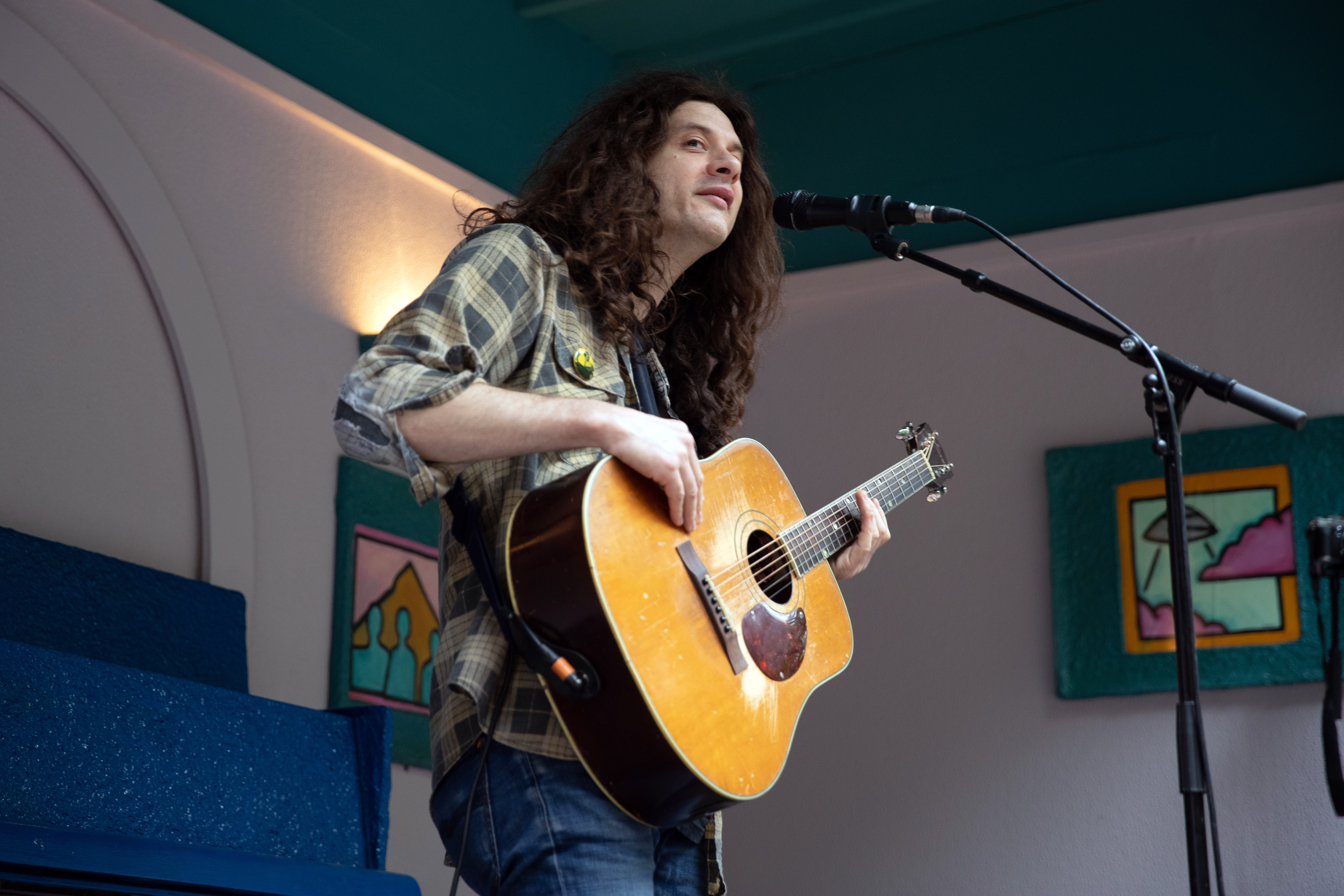 Kurt Vile plays on the piano stage at End of the Road Festival 2022