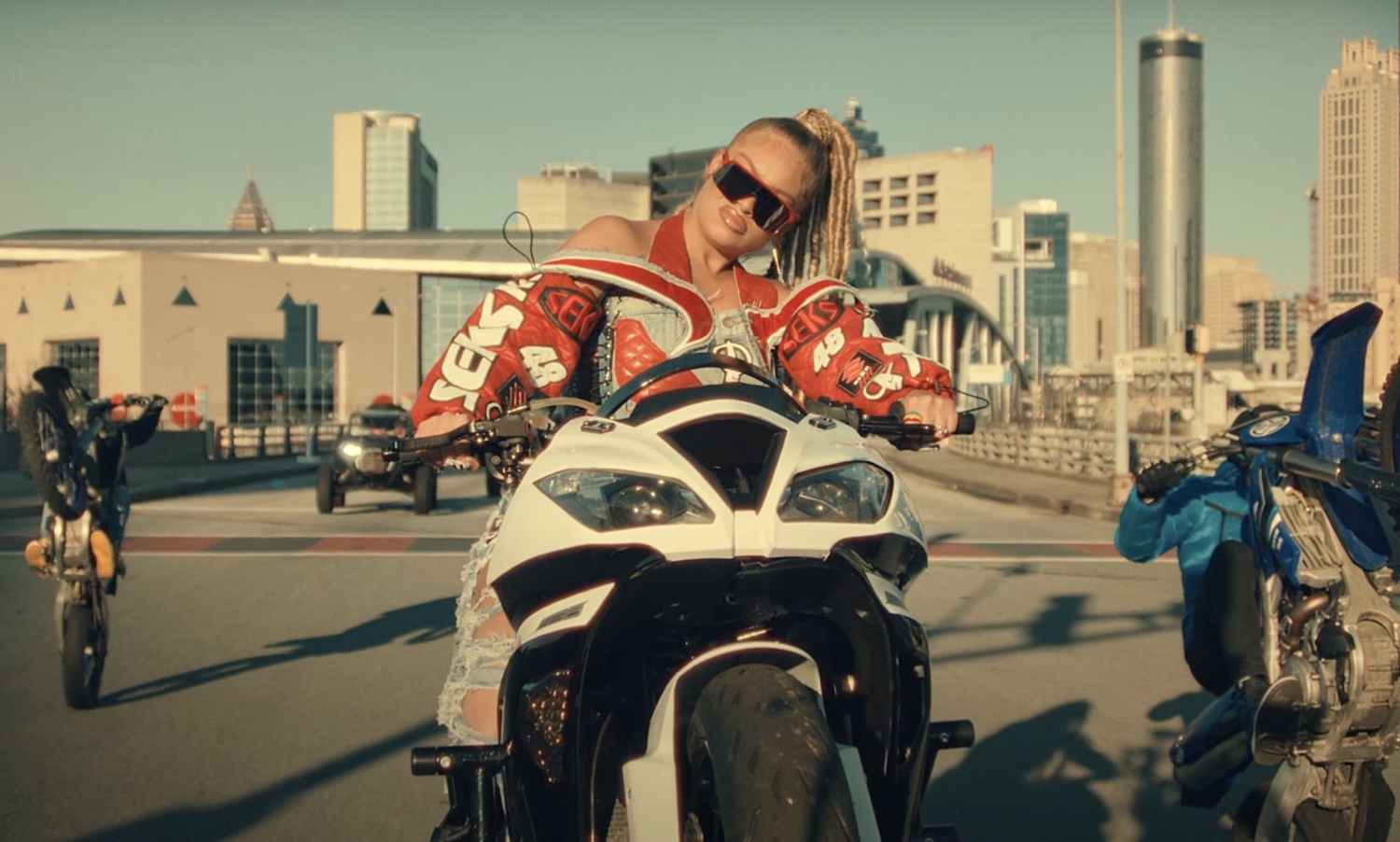 Latto wheelie 21 savage video youtube