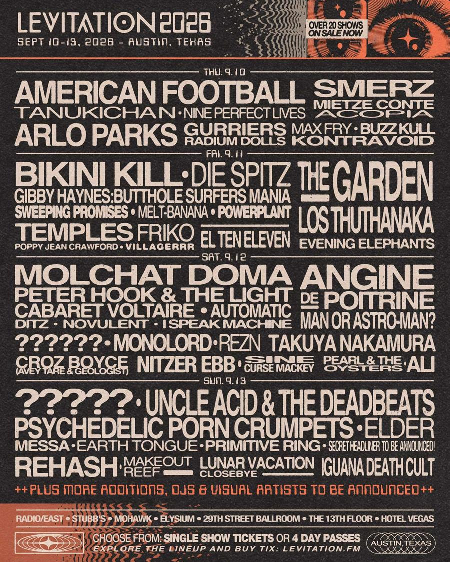Levitation lineup